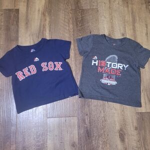Majestic Boston Red Sox Graphic Tshirt Bundle/t192